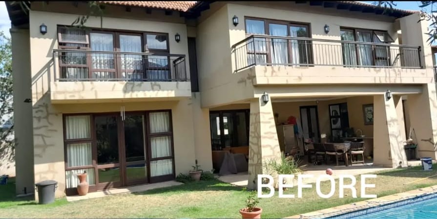 Home exterior before renovation